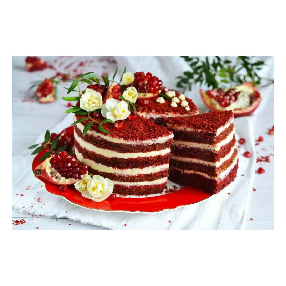 Royal Pomegranate Cake